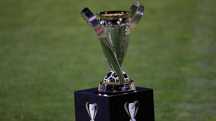 The MLS Cup trophy